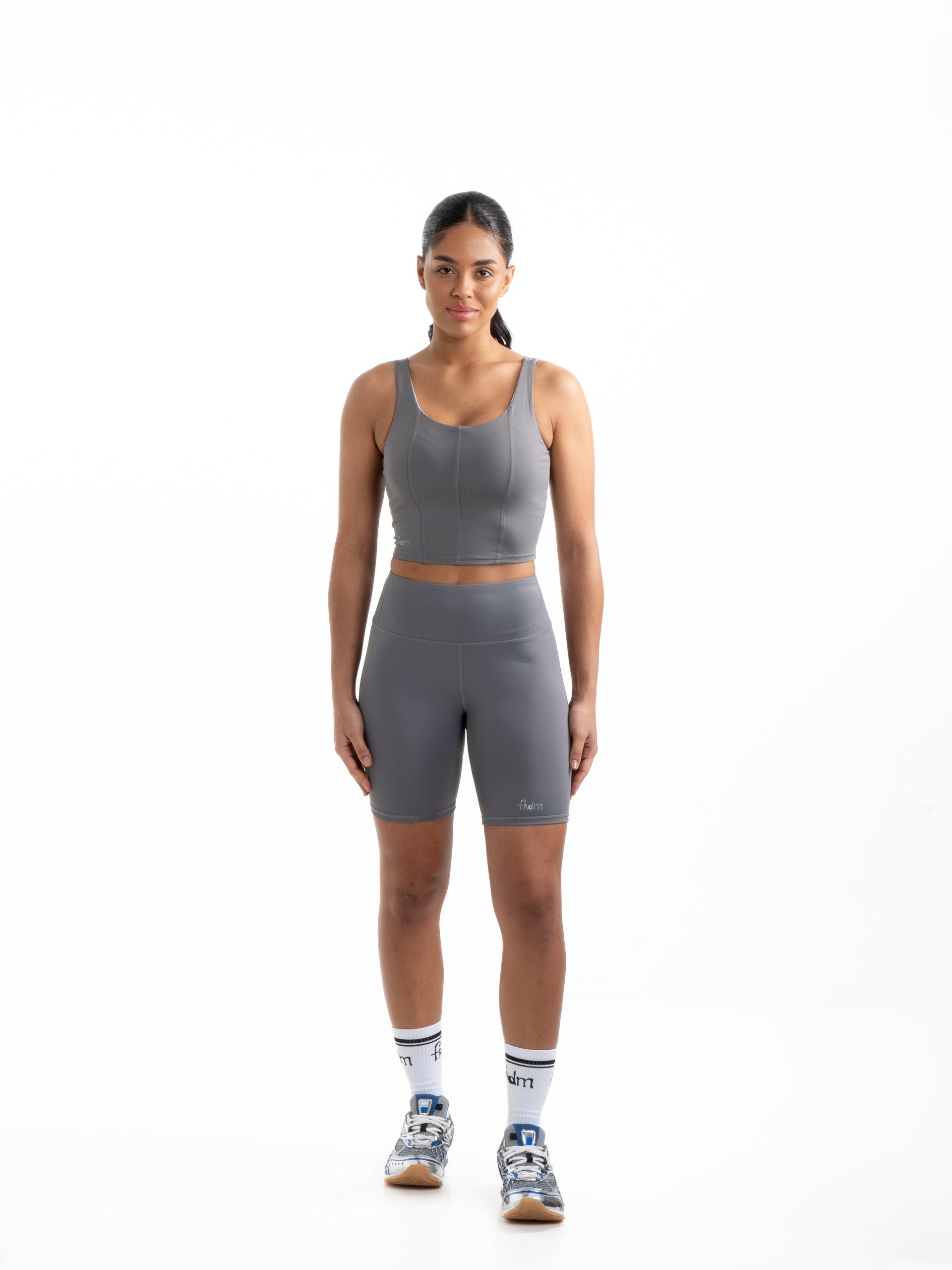 Sculpt Set Grey — FRDM Wellness women’s yoga wear & athleisure
