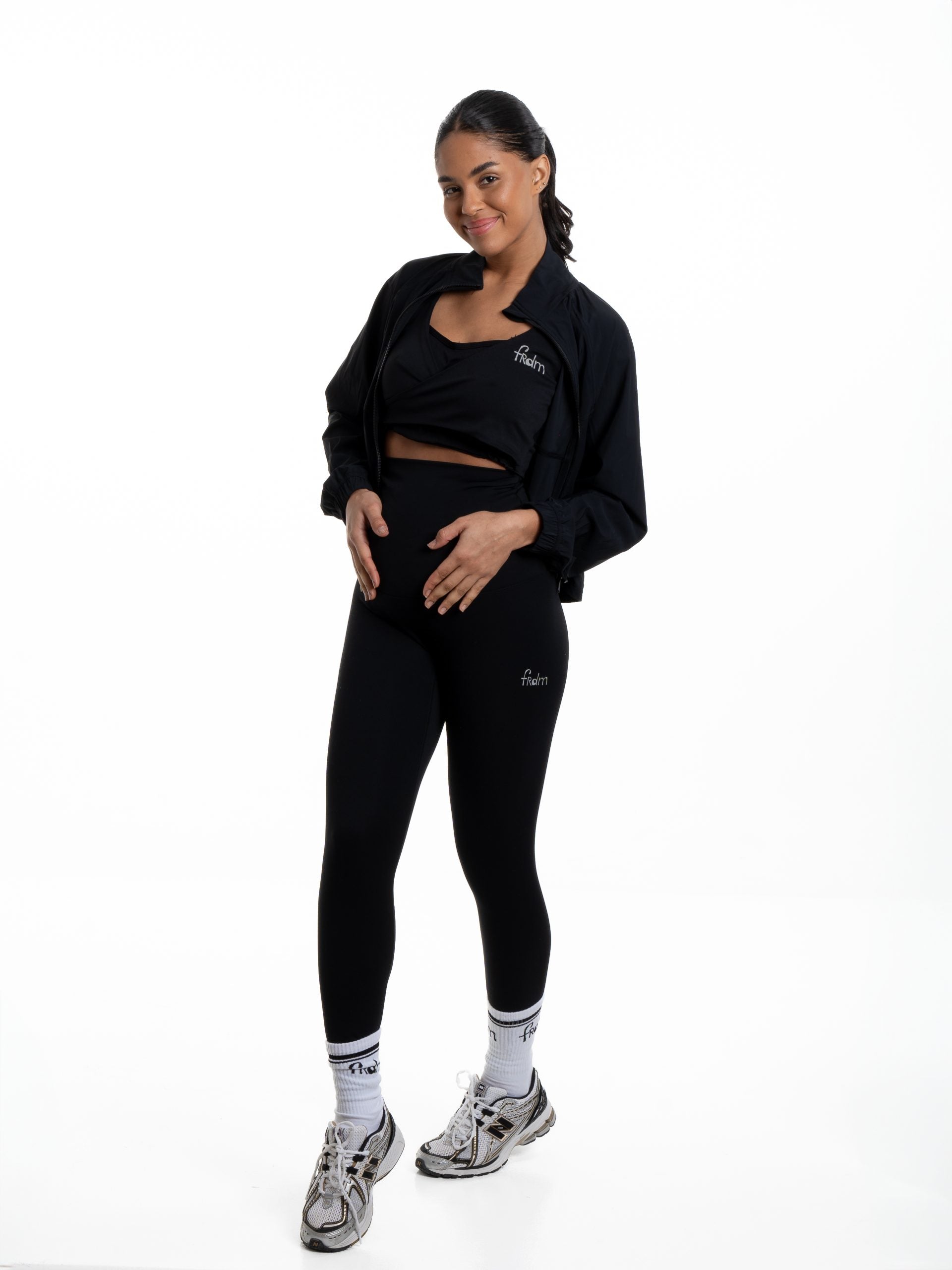 Swift Jacket - Black — FRDM Wellness women’s yoga wear & athleisure