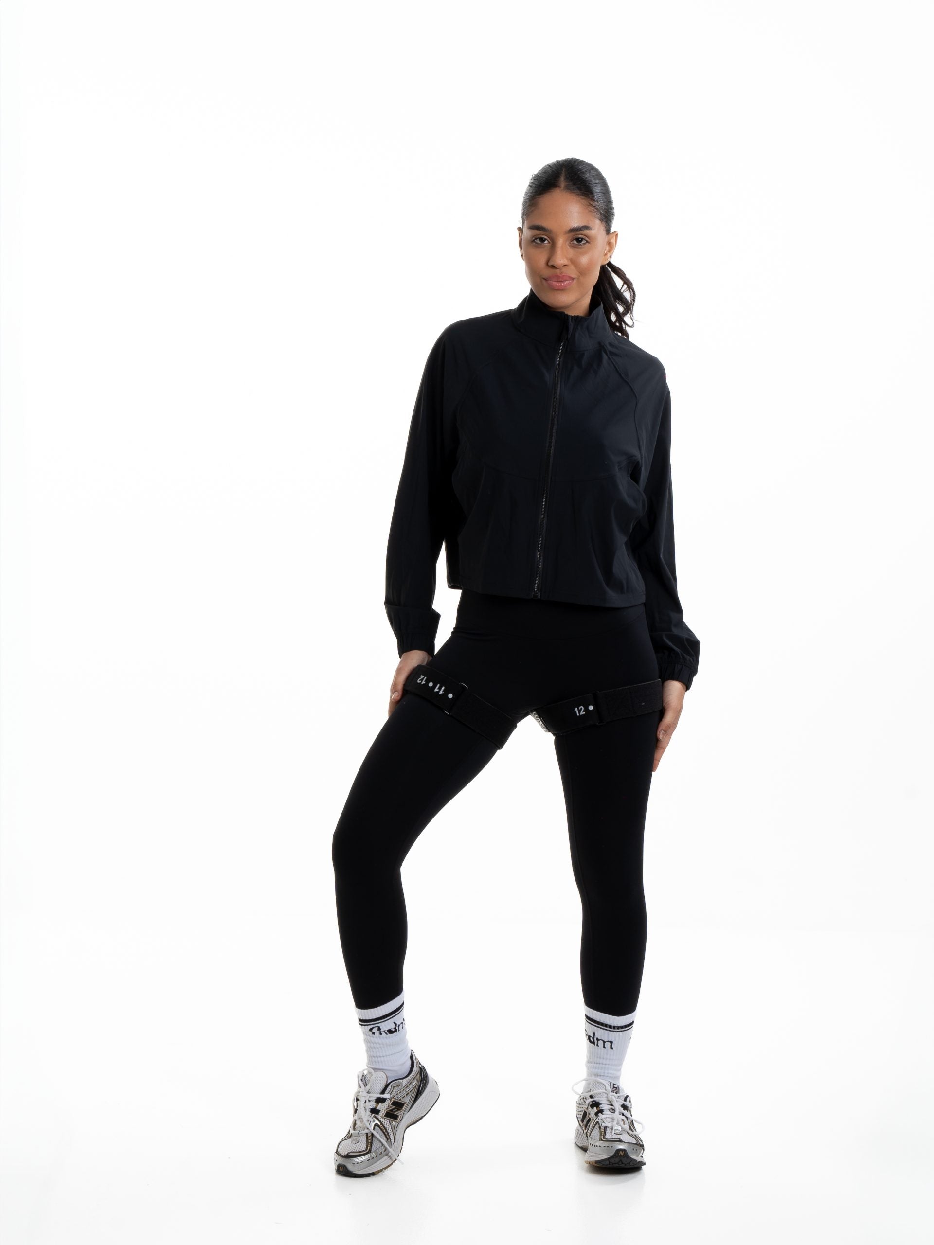 Swift Jacket - Black — FRDM Wellness women’s yoga wear & athleisure