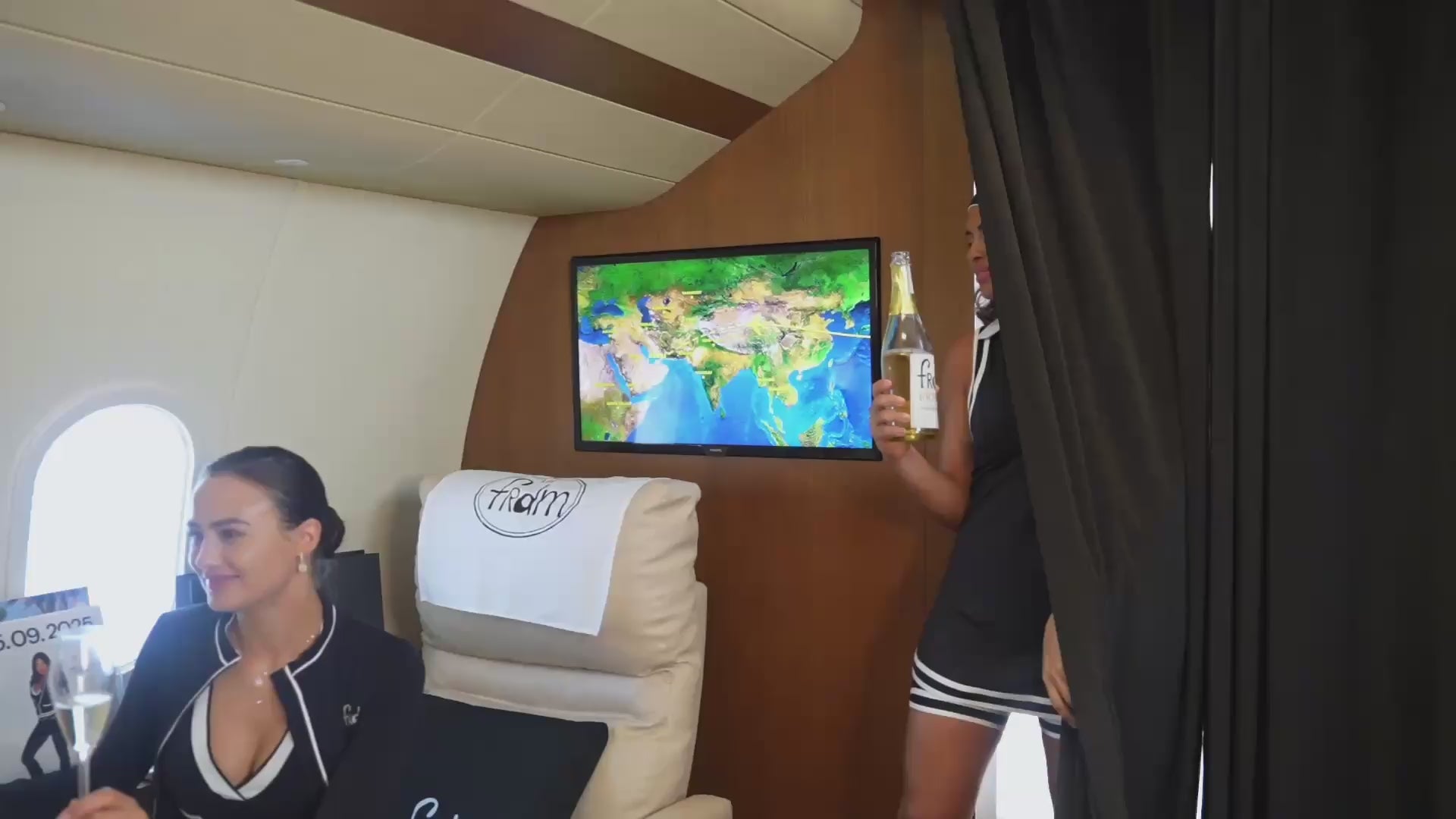 FRDM Wellness premium women’s yoga wear, lifestyle athleisure looks in flight locations.